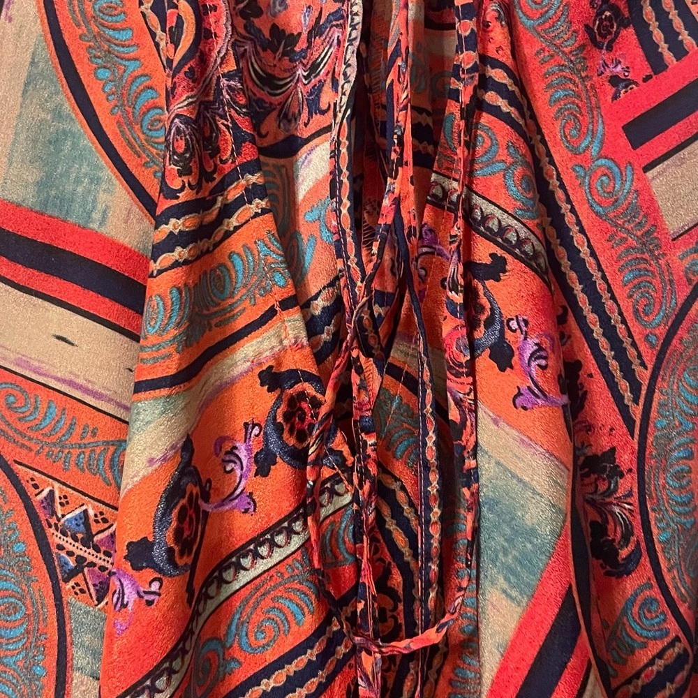 Justin U in  Multicolor Bohemian Maxi Skirt - Picture 9 of 9